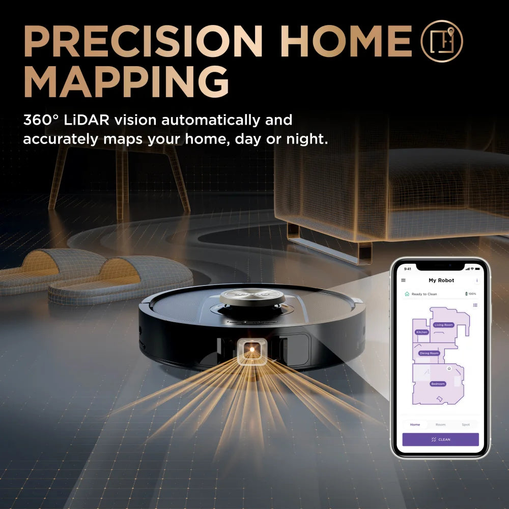 Shark PowerDetect NeverTouch Pro 2-in-1 Self-Empty, Self-Refill & Self-Clean Robot Vacuum & Mop RV2800ZEUK