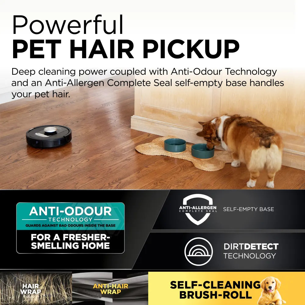 Shark PowerDetect Self-Empty Robot Vacuum RV2820VEUK