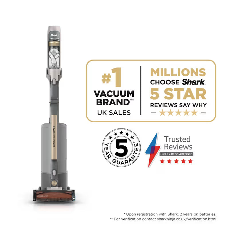Shark PowerDetect Speed Luxe Collection Clean & Empty Cordless Vacuum IA3246UKTIV