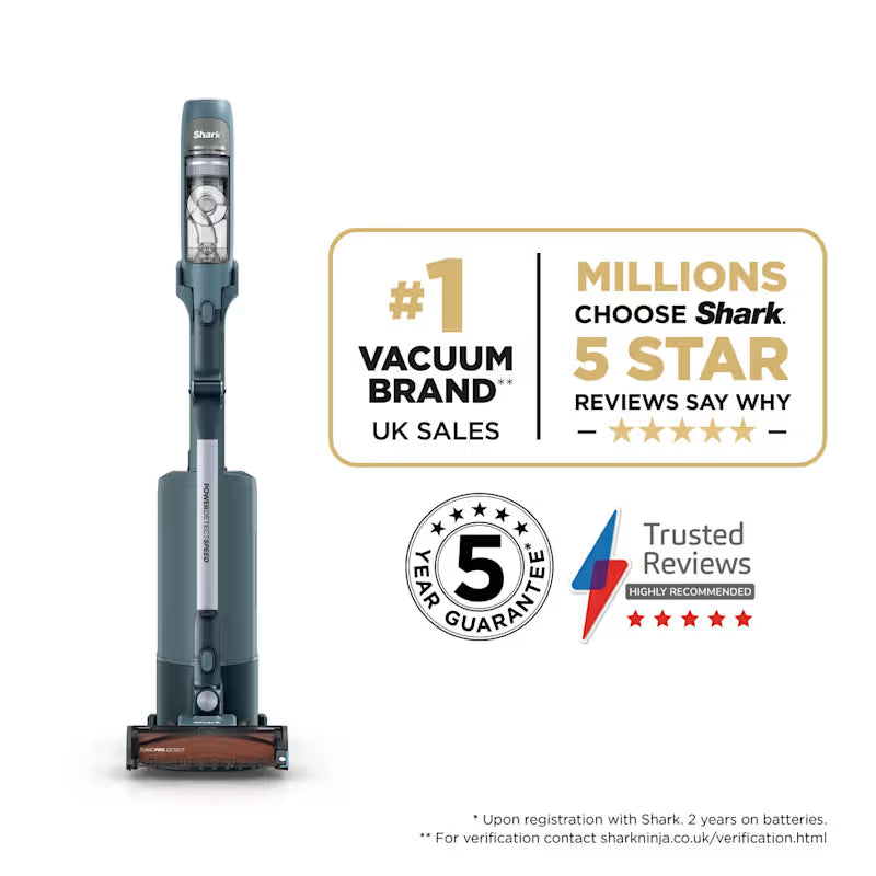 Shark PowerDetect Speed Luxe Collection Clean & Empty Cordless Vacuum IA3246UKTBL