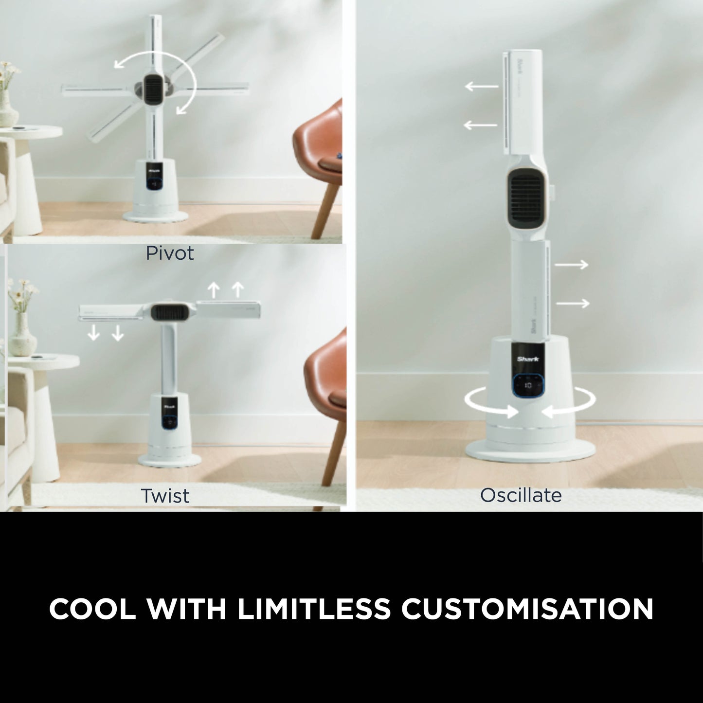 Shark TurboBlade Cool + Heat TH200UKWH