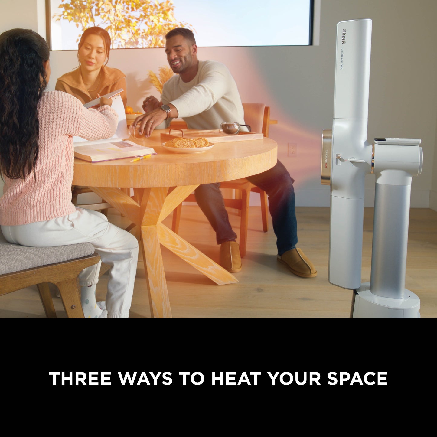 Shark TurboBlade Cool + Heat TH200UKWH