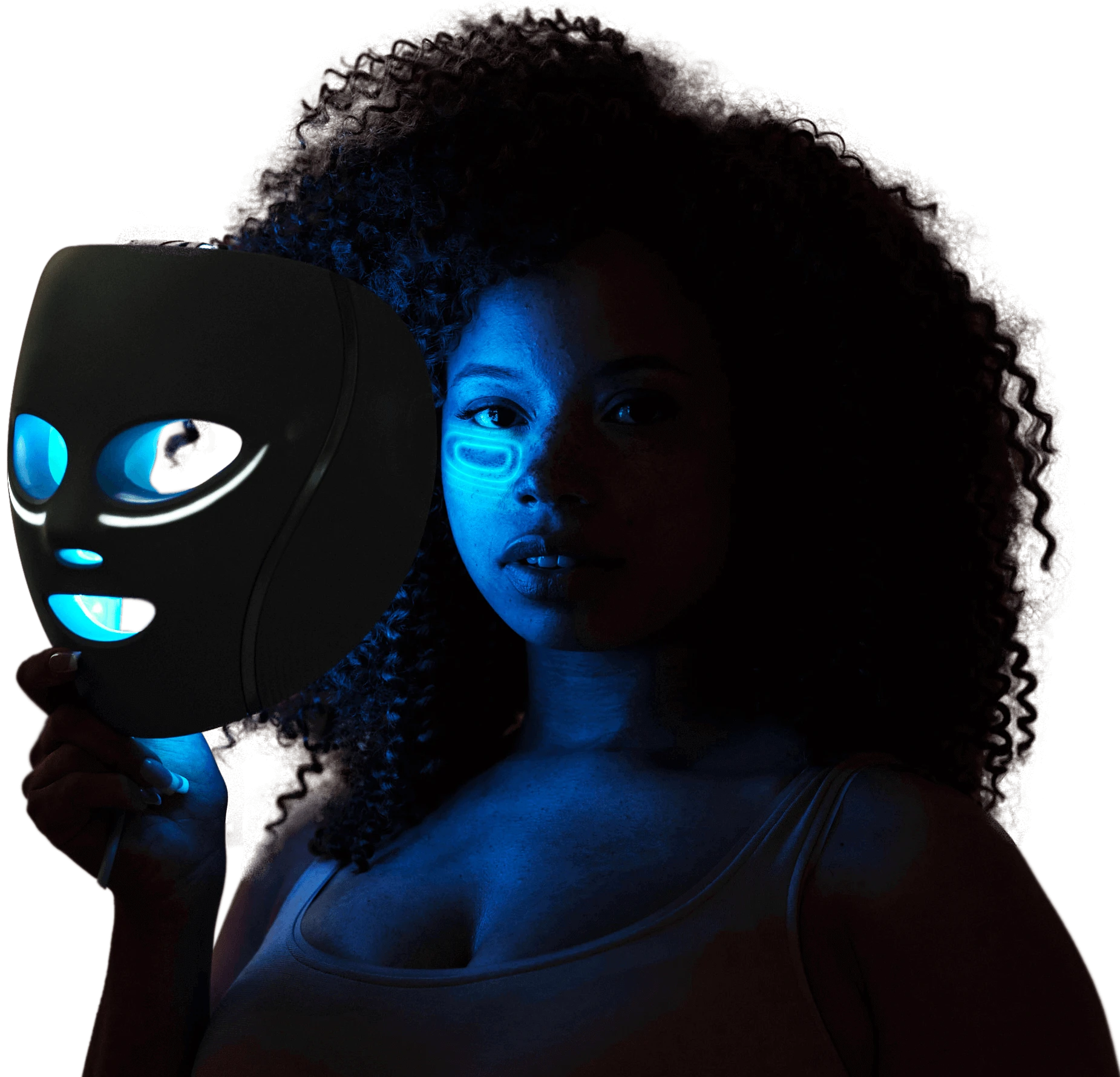 Image of Shark CryoGlow Facial Mask Under-Eye Revive mode